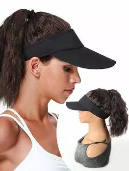 Синтетический хвостик, регулируемый парик, бейсбольная кепка с волнистыми короткими волосами, подходит для женских ежедневных вечеринок и занятий спортом 12inch