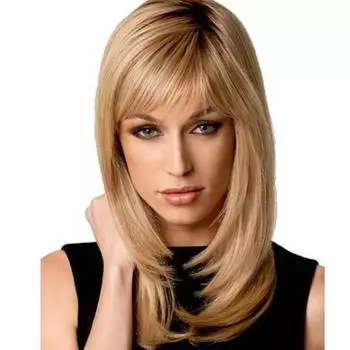 Синтетический коричневый светлый парик средней длины для женщин, женский повседневный косплей, вечерние, натуральный мягкий пушистый парик, термостойкие искусственные волосы золотисто-коричневый