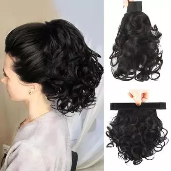 Синтетический короткий хвост MISSQUEEN, заколка для волос, термостойкое волокно, милый небольшой хвостик для женщин, повседневная вечеринка