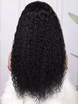 Синтетический парик Deep Wave для чернокожих женщин, мягкий парик Deep Wave, сменные парики натурального черного цвета для повседневного использования на вечеринках 26 дюймов