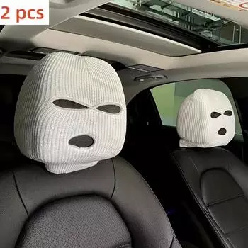 Синтетическое волокно Funny Sentinel Mode - чехол на подголовник автомобильного сиденья для украшения салона автомобиля белый