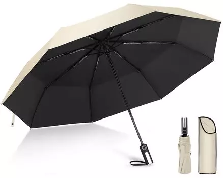 Sintu Folding One Touch Automatic Large Lightweight Repellent Treatment x UV как для солнечной, так и для дождливой складной Water Folding защищает от дождливого УФ-излучения