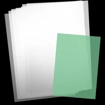 Sionnet Magic Paper Shrinkle Translucent A4 20p + Luminous Set, разные цвета, 1 комплект, корейские игрушки