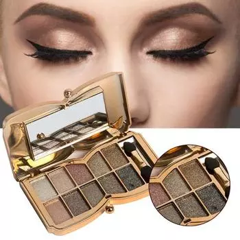 Сияющие водостойкие блестящие долговечные инструменты для макияжа глаз 10 цветов женские косметические тени для век для вечеринки