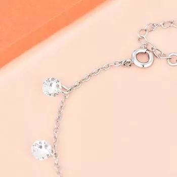 Сияющий браслет из циркония, браслет-цепочка для женщин, свадебная вечеринка, друзья, подарок, ювелирные изделия