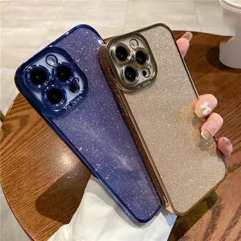 Сияющий чехол для телефона с блестящим покрытием для Iphone 13 11 12 14 Pro Max Xs Max Xr X 7 8 Plus 14 11, мягкая защитная задняя крышка для камеры For iPhone XR