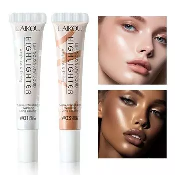 Сияющий крем-хайлайтер для безупречного контура лица и ухода за кожей 01-8g