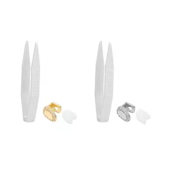 Сияющий одиночный хип-хоп вставной зуб Хэллоуин фестиваль хип-хоп украшение зуба для мужчин женщин Gold