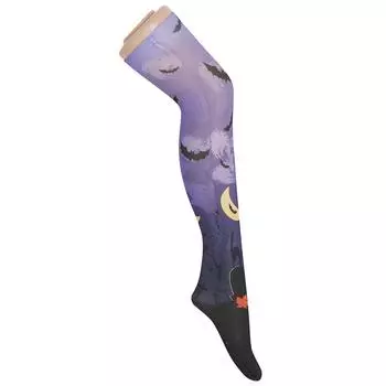 Сиреневый Wilderness Wolf Diablo Bat Halloween Socks Маскарадный костюм Выше колена Чулки Bat, Чулки One Size