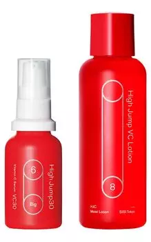 SISI High Jump Well Aging Set Serum 30 мл Лосьон 120 мл Витамин С Подсушивание Увлажнение