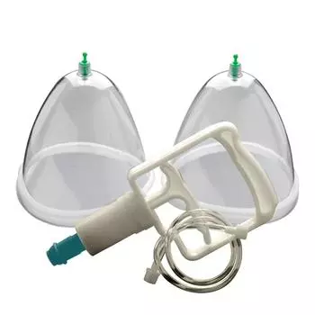 Система 2 чашек для груди, массажер для увеличения груди, всасывание для грудного вскармливания чистый