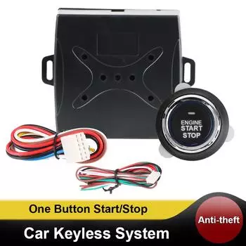 Система бесключевого доступа 12 В Автомобильная сигнализация Автомобильные аксессуары Кнопка автозапуска Кнопка остановки автомобиля Кнопка запуска двигателя Кнопка запуска двигателя 901A