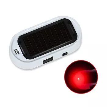 Система безопасности Автомобильное внутреннее освещение Поддельные автомобильные охранные огни Предупреждающая лампа Светодиодная сигнальная лампа красный