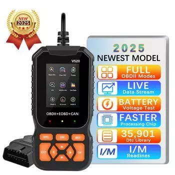 Система двигателя автомобиля, пожизненный бесплатный профессиональный сканер OBD2, диагностический инструмент для автомобиля, считыватель кодов DTC для автомобиля, диагностический тест датчика кислорода чёрный