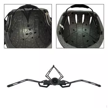 Система фиксации шлема, фиксирующая пряжка для головы, простая установка, стабильная, регулируемая C