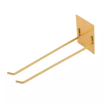 Система хранения инструментов Крючки Настенный держатель для гаражного хранения Многоцелевой органайзер для садовых инструментов Для склада Настенный крючок для гаража золотой