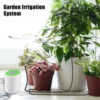 Система капельного орошения Smart Flower Waterer, автоматический комплект для полива с режимами таймера, программируемый комплект для полива растений для сада, балкона, теплицы C