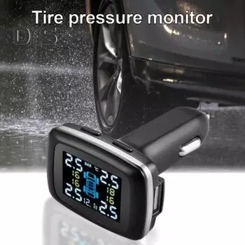 Система контроля давления в шинах Обнаружение широкого диапазона давления Длительная передача сигнала Точный беспроводной монитор давления в шинах в режиме реального времени B