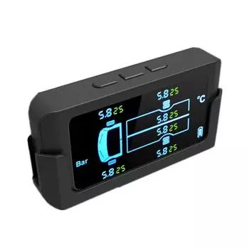 Система контроля давления в шинах Солнечная 6 внешних датчиков для автобуса грузовика 0-8,5 бар