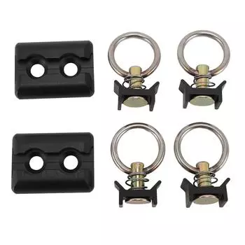 Система крепления рельсов L-образной гусеницы из алюминиевого сплава, комплект точек крепления рельсов L-образной гусеницы для прицепа-платформы грузовика