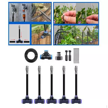 Система охлаждения запотеванием, наружная гибкая насадка Mister для распыления воды 5m Pipe 10cm Nozzle