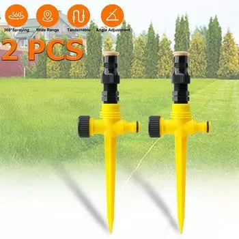 Система полива газона спринклером 1/2/4 шт 265X105X25 мм DN15 ПВХ рассеиватель + туман одинарная насадка + серия абсолютно новая