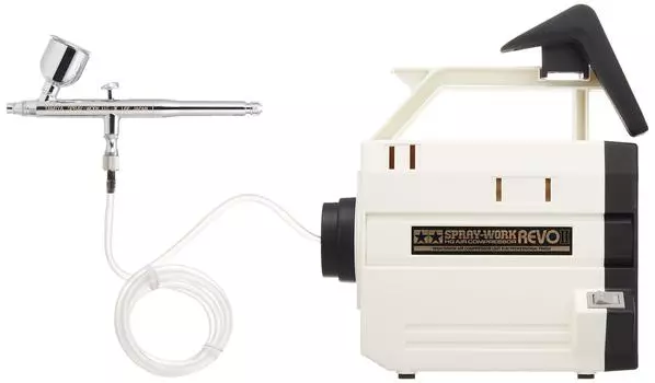 Система распыления аэрографа Tamiya HG Compressor Revo II с аэрографом HG III 74541 № 41