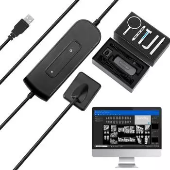 Система стоматологической визуализации JIN GT, внутриротовой цифровой рентгеновский датчик, размер 1,5 1,0, датчик изображения RVG XVS2530 для ветеринарных клиник size