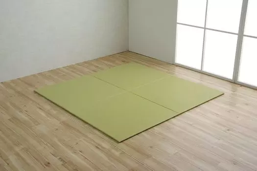 Система татами Ikehiko Tatami Unit Отделка татами Single 70 x Зеленый Сделано в Японии Без обода Простой в уходе Простой Удобное хранение Простой Приблизительно. 70см/шт.