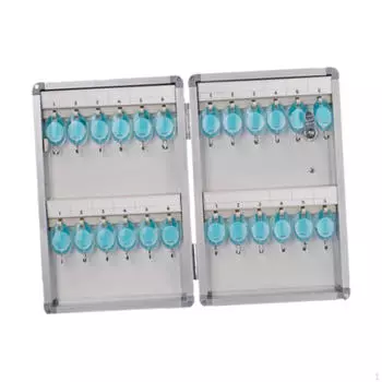 Система управления шкафом для ключей из алюминиевого сплава, простая установка с контейнером для 2 ключей Small