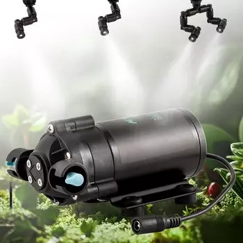 Система увлажнения воздуха для рептилий Moongiantgo с 4 автоматическими распылителями мелкого тумана, автоматическая для поддержания клетки, распыления тумана, автоматического разведения тумана
