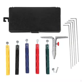 Система заточки Premium Portable Износостойкая, для использования на открытом воздухе Удобная практичная 5-ти каменная фарфоровая