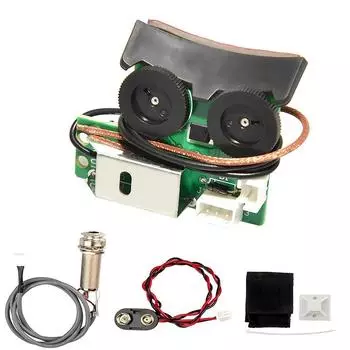 Система звукоснимателя для акустической гитары для Vt1 хвостовой звукосниматель эквалайзер DIY тюнер пьезо-звукосниматель система эквалайзера с микрофоном бит-борд чёрный