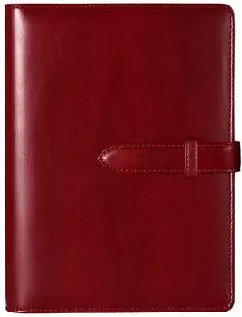 Системный блокнот A5 Блокнот с 6 отверстиями и кольцами для записей, с запасным листом, блокнот для расписания, кожаная обложка для системного блокнота A5, деловой блокнот винный