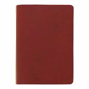 Системный блокнот плоттер Mini 6 размер 11 мм кожаный переплет Liscio/Liscio [винный]