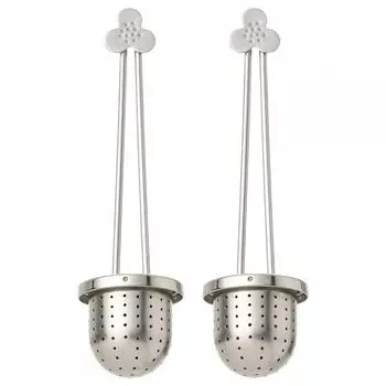 Ситечко для чая IKEA NGSBL VINGE над английской нержавеющей сталью