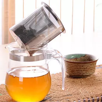 Ситечко для чая из нержавеющей стали Чайник для заваривания Стаканы Обеденный стол Многоцелевые аксессуары Outer diameter 5.5cm