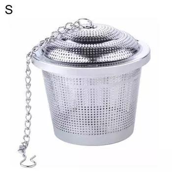 Ситечко для чая из нержавеющей стали с цепочкой S