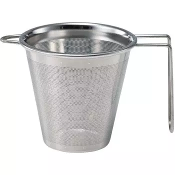 Ситечко для чая из нержавеющей стали SS с глубоким чайником, легко мыть в посудомоечной машине черного цвета 19357 (Супер Сталь) Ручка, Тип, Требуется, Чистый, Чай, Чай, Кружки, серебряный