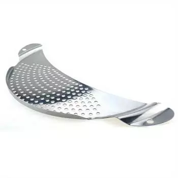 Ситечко для кастрюли, боковой поддон, сливное отверстие, герметичный фильтр для мытья овощей и риса, корзина для воды, перегородка, сливной инструмент, инструмент для слива домашней кухни серебряный