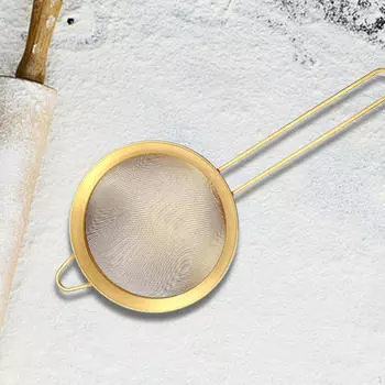 Ситечко для коктейлей, пищевой рассыпной чай, сито из нержавеющей стали, штраф для кофе Diameter 18cm
