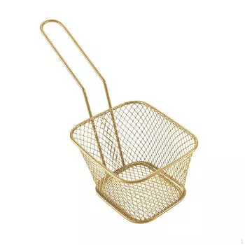 Ситечко для подачи еды, корзина для жарки, держатель для картофеля фри, для глубоких чипсов