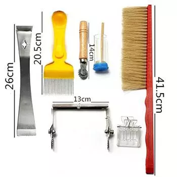 Ситечко для сбора меда, набор инструментов для пчеловодства, набор из 7 шт.