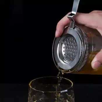 Ситечко для вина из нержавеющей стали, ручное, антикоррозийное, просто установленное, практичный ледяной фильтр для дома