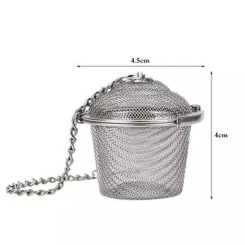 Ситечко для заваривания чая из нержавеющей стали, фильтр для специй, шариковый диффузор, ситечко для заваривания чая, чайные принадлежности