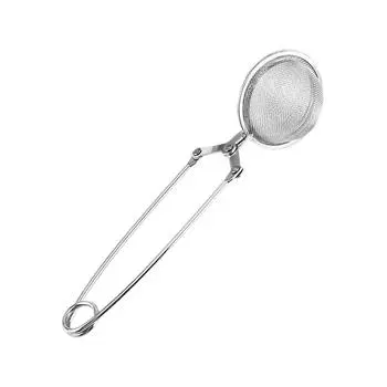 Ситечко для заваривания чая из нержавеющей стали, сетка, премиальное широкое применение, для заваривания рассыпного чая серебряный