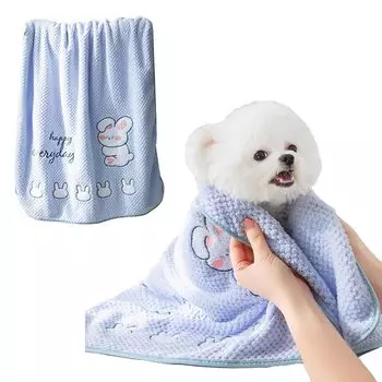 Sitengle Pet Супер Быстросохнущее Банное Полотенце для Собак и Полотенце Из Микрофибры Для Сокращения Времени Сушки Полотенце, Впитывающее, Толстое, Кошки, Стильное, Домашние Животные, (M