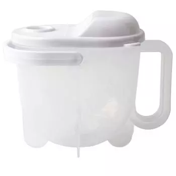 Сито для мытья риса Машина для мытья зерновых фруктов и овощей Многофункциональное устройство для мытья риса Корзина для слива на кухне Кухонные принадлежности белый