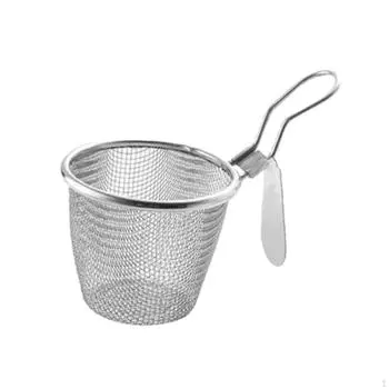 Сито для пасты и лапши, мелкое сито из нержавеющей стали, кухонная сетка для спагетти