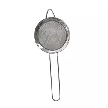 Сито из нержавеющей стали, сита с длинной ручкой, 9,45-дюймовое конусообразное металлическое мелкоячеистое сито Argent